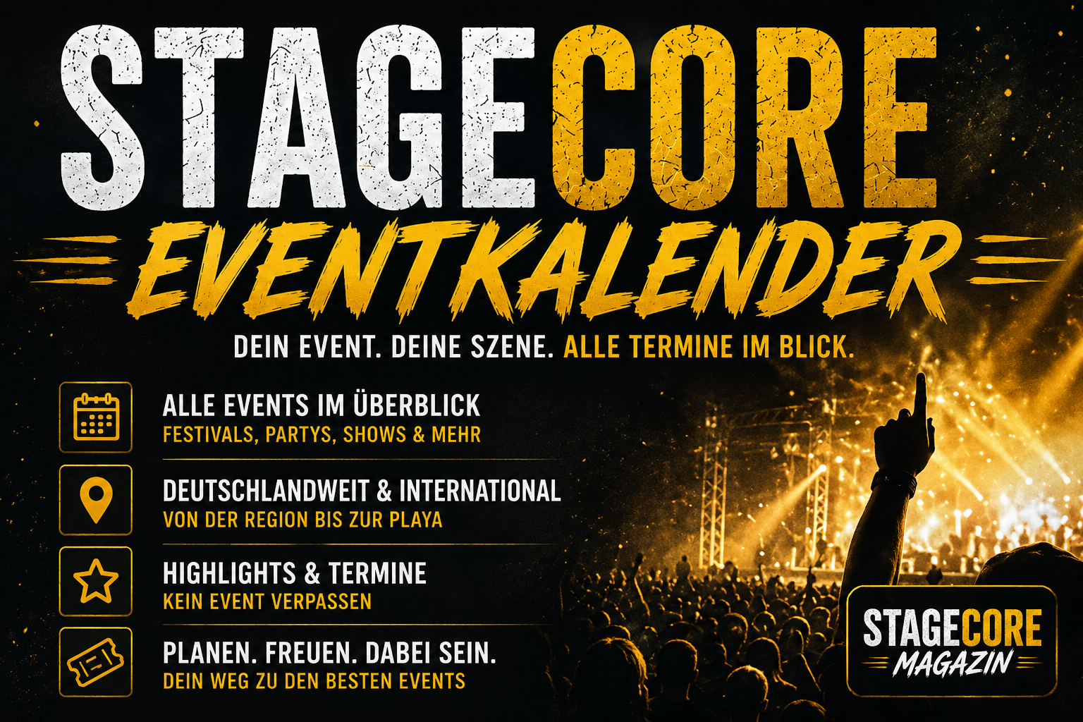 StageCore Event Kalender